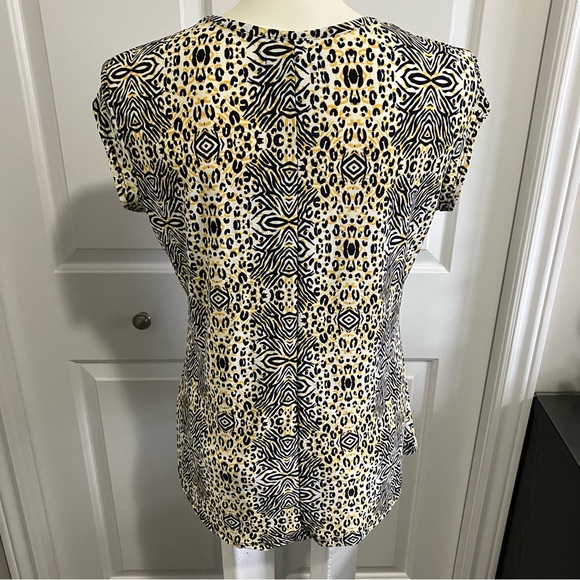 Yellow & Black stretchy top - Picture 3 of 6